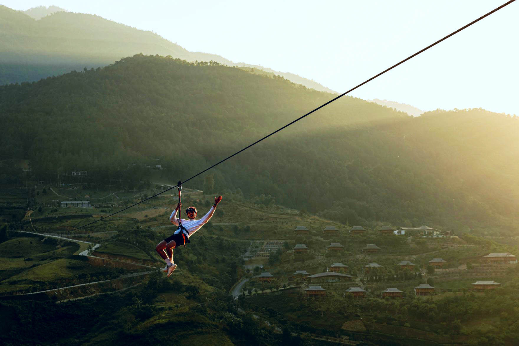 is mu cang chai worth visiting - zipline in vietnam